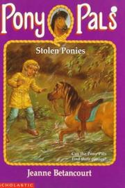 Cover of: Stolen Ponies (Pony Pals #20) by Jeanne Betancourt