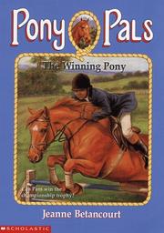 Cover of: The Winning Pony (Pony Pals)