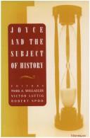 Cover of: Joyce and the subject of history