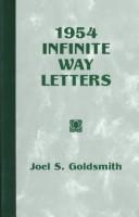 Cover of: 1954 infinite way letters