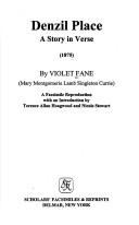 Front cover of Denzil Place by Violet Fane
