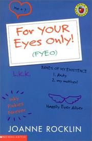 Cover of: For Your Eyes Only!