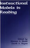 Cover of: Instructional models in reading