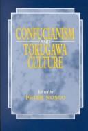 Cover of: Confucianism and Tokugawa culture