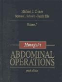 Abdominal operations by Rodney Maingot