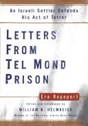 Cover of: Letters from Tel Mond Prison: an Israeli settler defends his act of terror