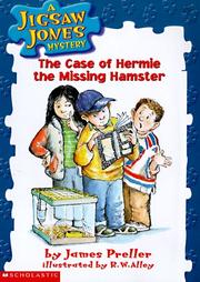 Cover of: Jigsaw Jones #01: Case Of Hermie the missing hamster