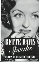 Cover of: Bette Davis speaks