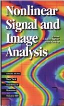 Cover of: Nonlinear signal and image analysis