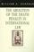 Cover of: The abolition of the death penalty in international law