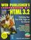 Cover of: Web publisher's construction kit with HTML 3.2