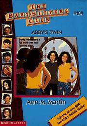 Cover of: Abby's Twin (Baby-Sitters Club) by Ann M. Martin