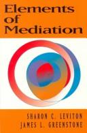 Cover of: Elements of mediation