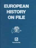 Cover of: European history on file