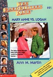 Cover of: Mary Anne vs. Logan. (Baby-Sitters Club no.041)