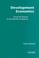 Cover of: Development economics