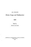 Cover of: Divine songs and meditacions