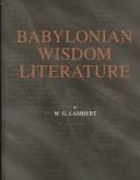 Cover of: Babylonian Wisdom Literature