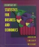 Essentials of statistics for business and economics by David Ray Anderson