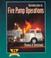 Cover of: Introduction to fire pump operations