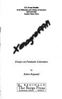 Cover of: Xenograffiti: essays on fantastic literature