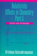 Cover of: Relativistic effects in chemistry