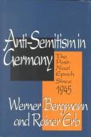Cover of: Anti-semitism in Germany | Werner Bergmann