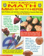 Cover of: Ten-Minute Math Mind-Stretchers (Grades 3-5) by Laurie Steding