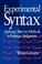 Cover of: Experimental syntax