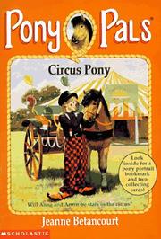Cover of: Circus Pony (Pony Pals, Book 11) by Jeanne Betancourt