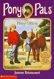 Cover of: Pony-Sitters (Pony Pals No. 14) by Jeanne Betancourt