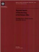 Cover of: Structural aspects of manufacturing in sub-Saharan Africa by Tyler Biggs
