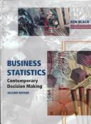 Cover of: Business statistics by Ken Black