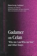Cover of: Gadamer on Celan by Hans-Georg Gadamer