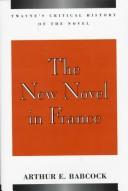 The new novel in France by Arthur E. Babcock