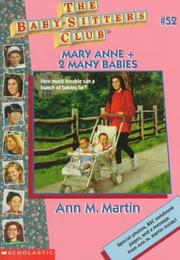 Cover of: Mary Anne and 2 Many Babies (Baby-Sitters Club) | Ann M. Martin