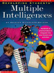 Cover of: Developing Students' Multiple Intelligences (Grades K-8)