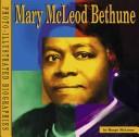 Cover of: Mary McLeod Bethune by Margo McLoone