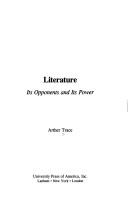 Front cover of Literature by Arther S. Trace