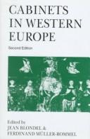 Cover of: Cabinets in Western Europe by edited by Jean Blondel and Ferdinand Müller-Rommel.