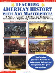 Cover of: Teaching American history with art masterpieces