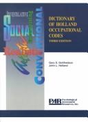 Dictionary of Holland occupational codes by Gary D. Gottfredson