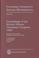 Cover of: Proceedings of the Norbert Wiener Centenary Congress, 1994