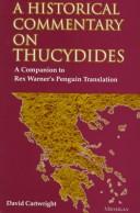 Cover of: A historical commentary on Thucydides: a companion to Rex Warner's Penguin translation