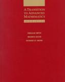 Cover of: A transition to advanced mathematics by Smith, Douglas, Smith, Douglas