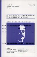 Apolipoprotein E genotyping in Alzheimer's disease by Zaven S. Khachaturian