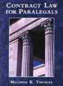 Cover of: Contract law for paralegals