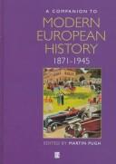 Cover of: A companion to modern European history, 1871-1945