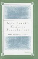 Cover of: Ezra Pound's Confucian translations by Mary Paterson Cheadle