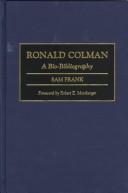 Cover of: Ronald Colman: a bio-bibliography